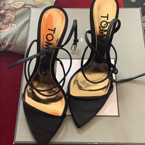 Tom Ford Gold Blade Sandals